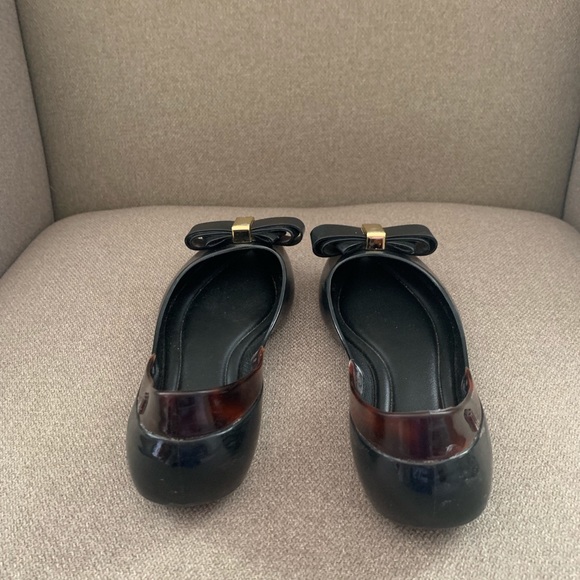 Mini Melissa Size 12 Black Flats - Picture 3 of 6